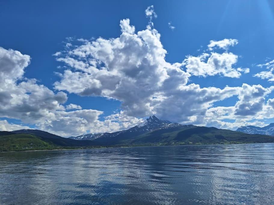 Privat Leilighet Pa Gard Med Badstue Og Nordlys Narvik Luaran gambar