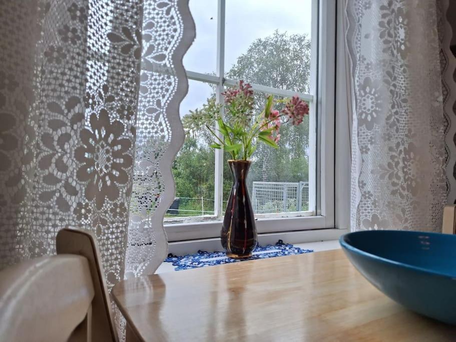 Privat Leilighet Pa Gard Med Badstue Og Nordlys Narvik Luaran gambar