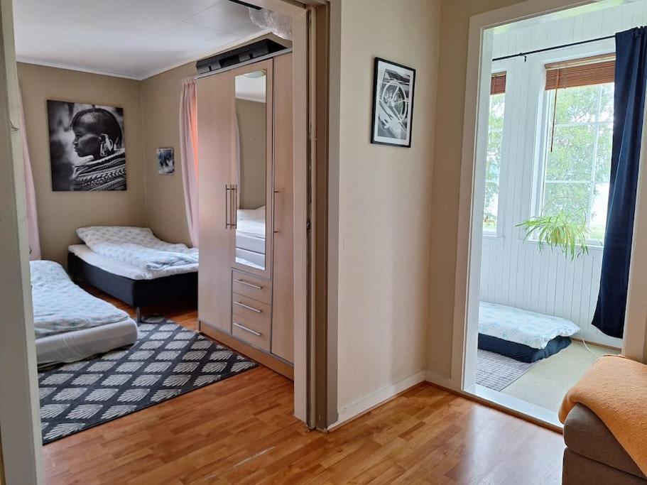 Privat Leilighet Pa Gard Med Badstue Og Nordlys Narvik Luaran gambar