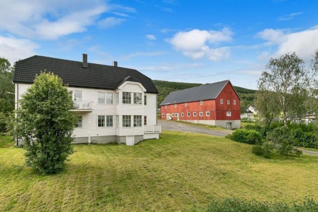 Privat Leilighet Pa Gard Med Badstue Og Nordlys Narvik Luaran gambar